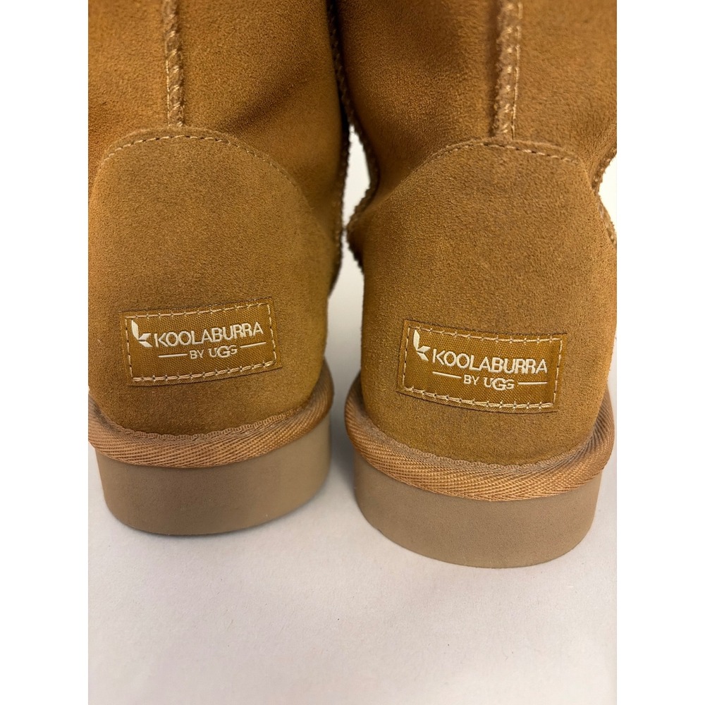 Koolaburra by UGG Koola Short Boots Womens 10 Chestnut Brown 1017090 Cozy - Picture 4 of 9